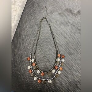 Elegant Multi-Color Layered Necklace